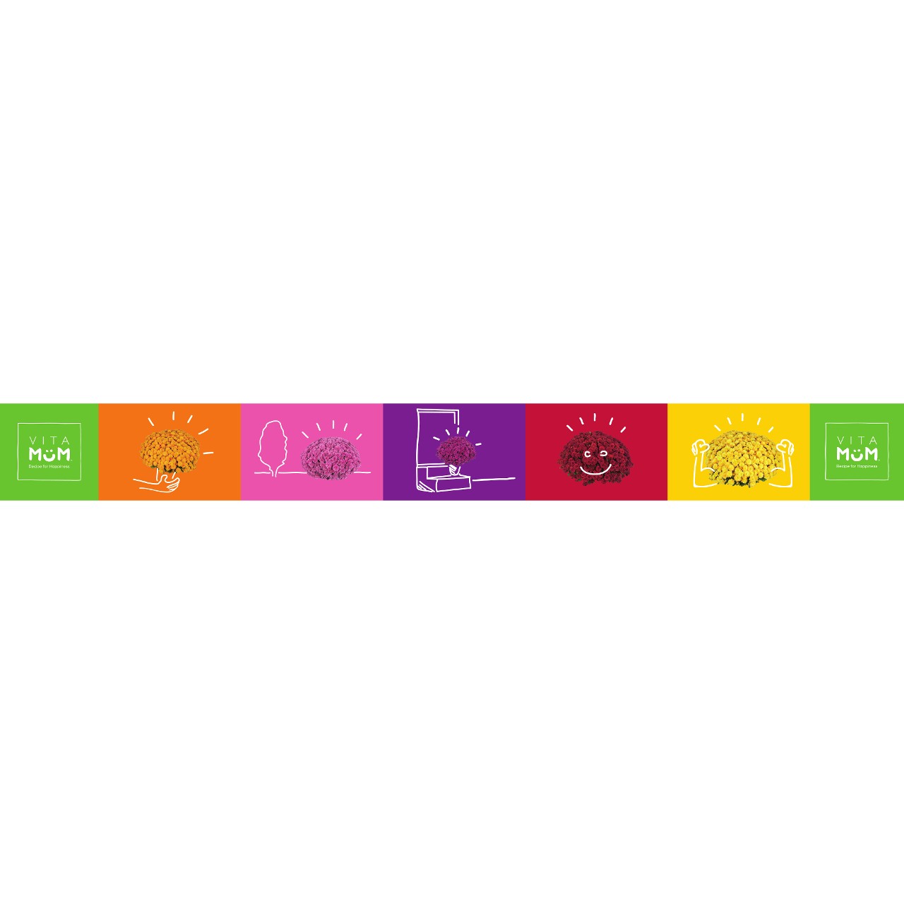 CC-Banner Vitamum Icons 135x14,5 cm