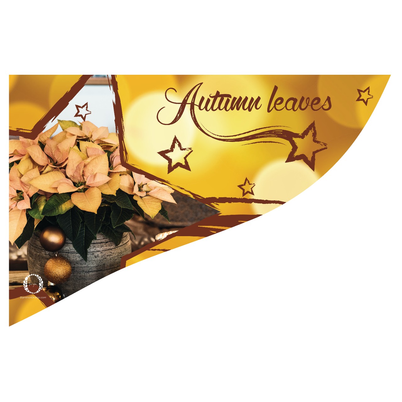 CC-Banner Autumn Leaves 50x35 cm